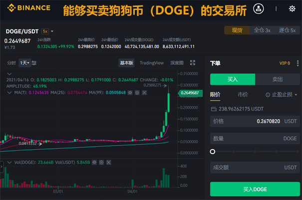 狗狗币现在价格(狗狗币2021价格)