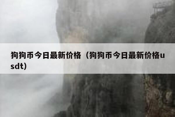 狗狗币今日最新价格(狗狗币今日最新价格 币排名网)